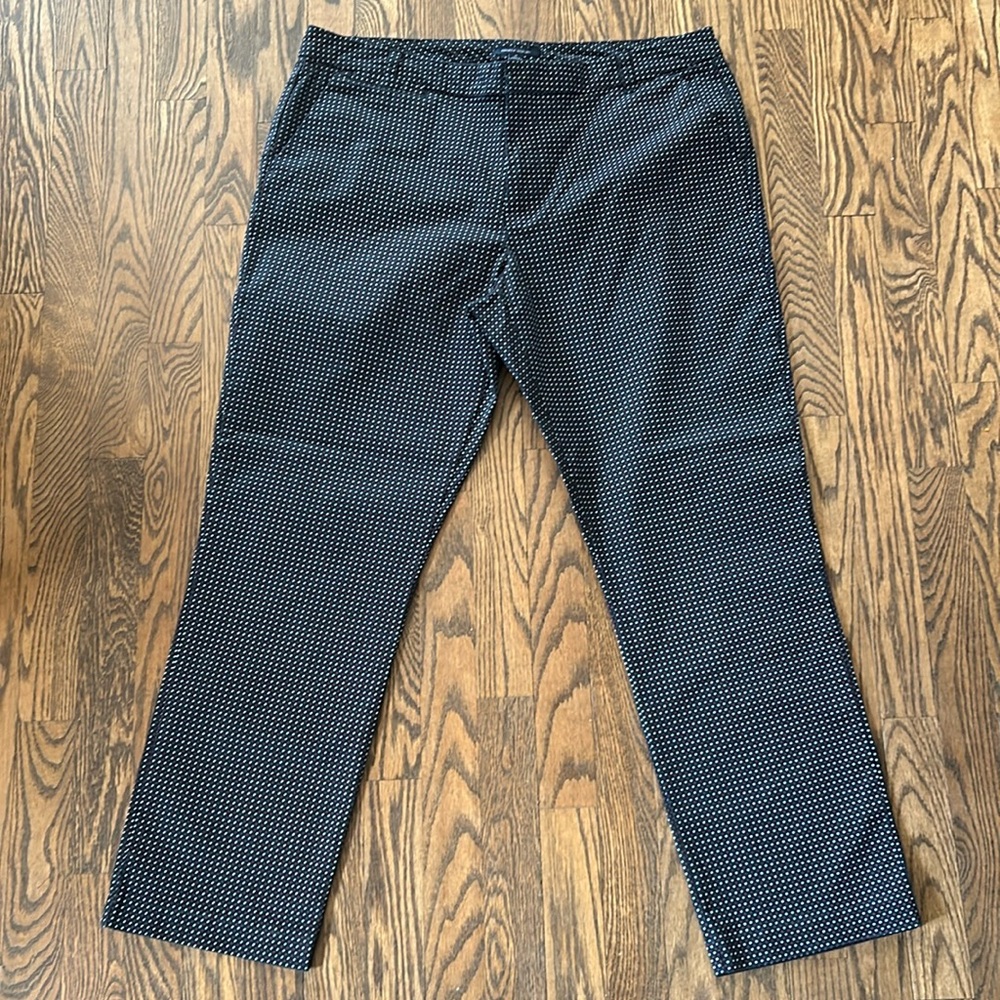 Tommy Hilfiger Navy Patterned Pants